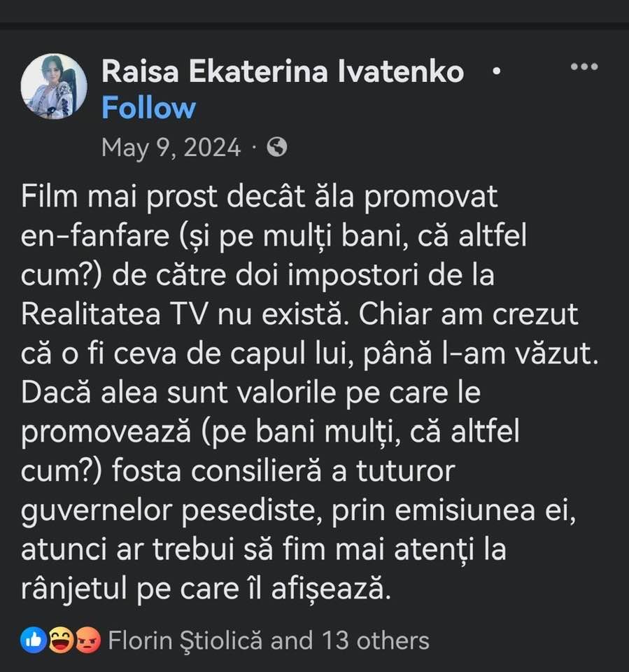 Ce a găsit Anca Alexandrescu în telefonul Doamnei Raisa de pe TikTok, susținătoarea lui Călin Georgescu. A povestit tot, după ce a dat-o afară din emisiunea de la Realitatea