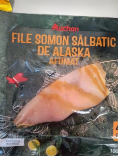 Auchan retrage de la vânzare un somon afumat, contaminat cu Listeria