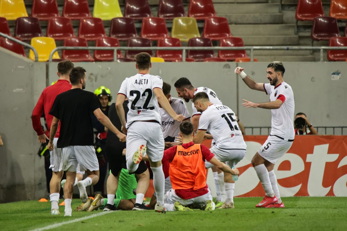 FCSB a fost bătută de Shkendija și la București și a fost eliminată din Liga Campionilor