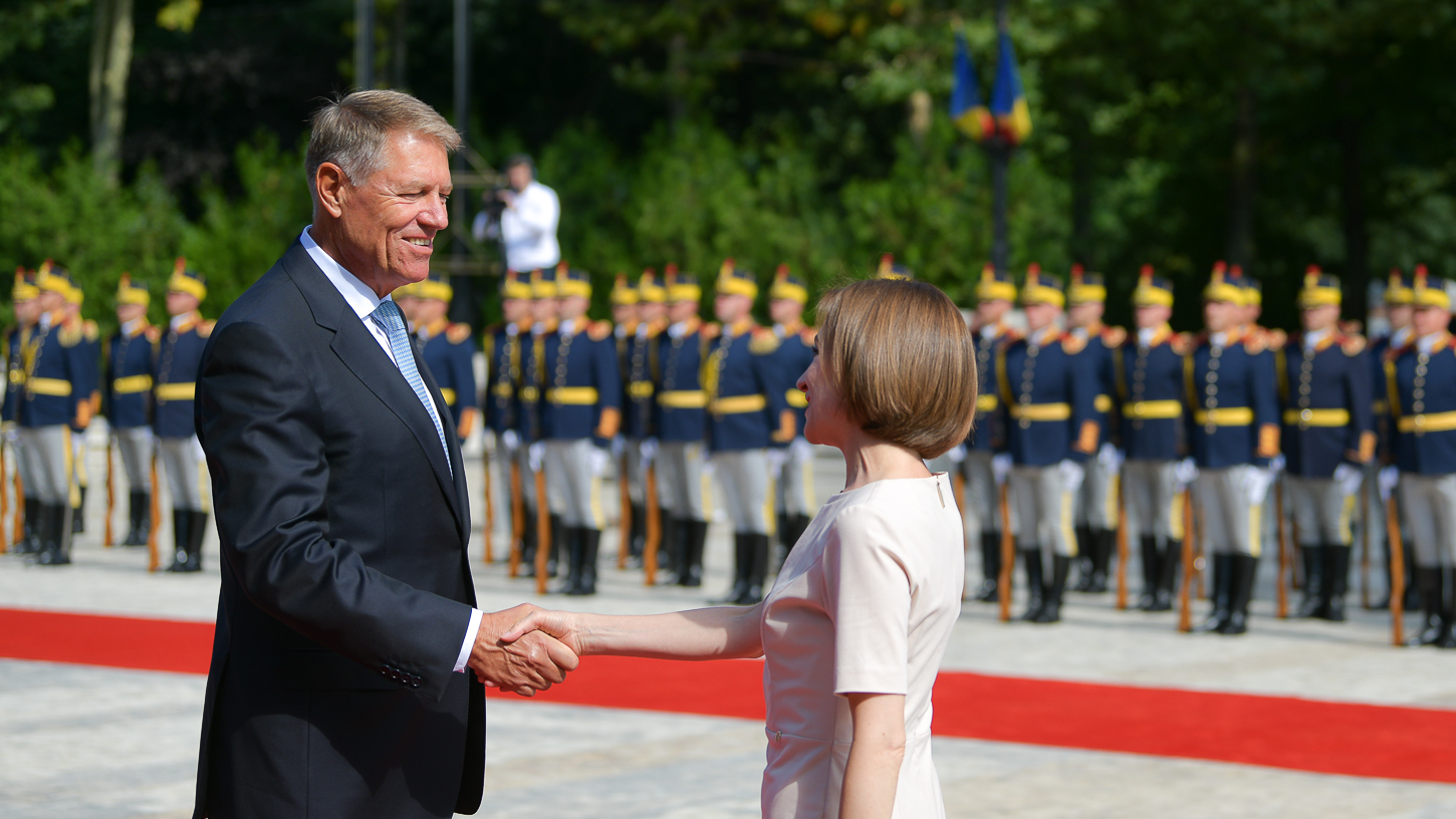 Klaus Iohannis a primit-o pe Maia Sandu la Cotroceni: „Nu vom abandona Republica Moldova”
