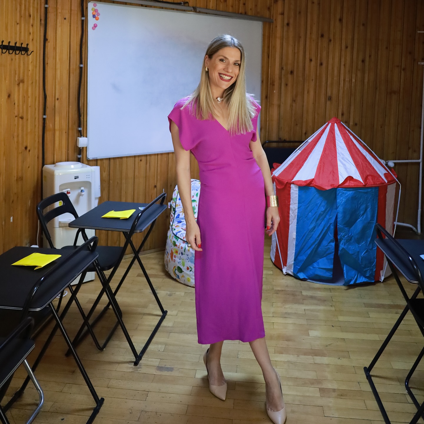 Cum a apărut Tily Niculae în prima zi de școală ca profesoară. Cei doi copii îi sunt elevi: „E un nou început pentru noi”