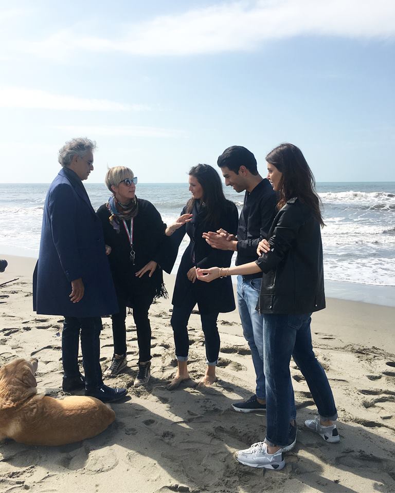 Catrinel Menghia, întâlnire emoționantă cu Andrea Bocelli. Ce reacție a avut mama ei | FOTO