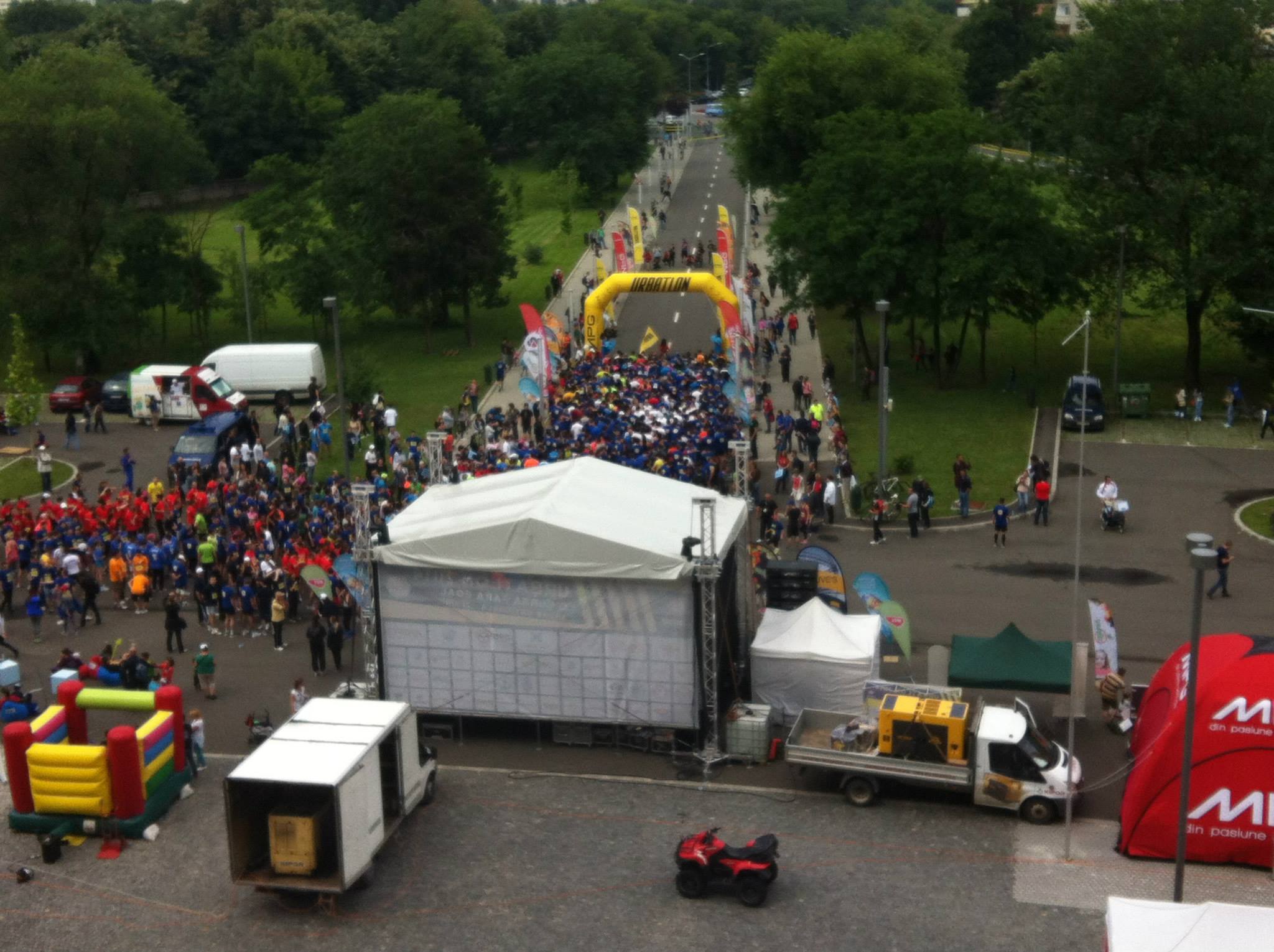 Mișcarea în aer liber, promovată de URBATLON 2014