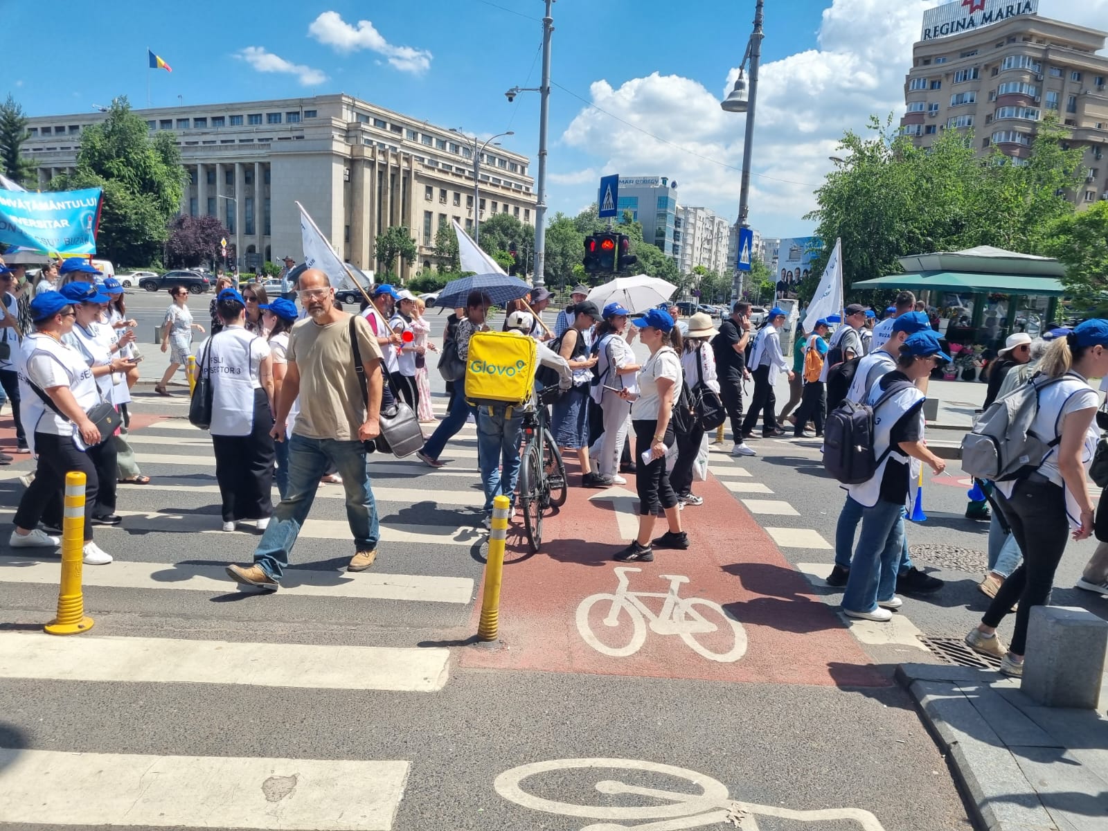 Sindicaliștii din Educație protestează la Guvern și Parlament. Examenele naționale ar putea fi afectate de proteste