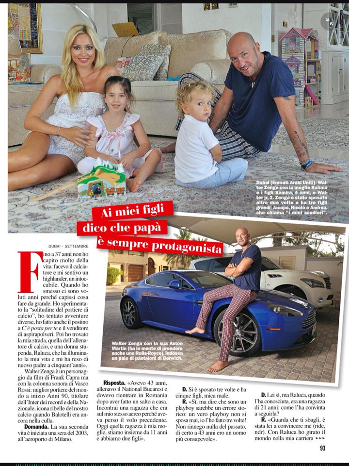 FOTO / Fabuloasa poveste a lui Walter Zenga! Antrenorul, subiect într-o celebră revistă italiană