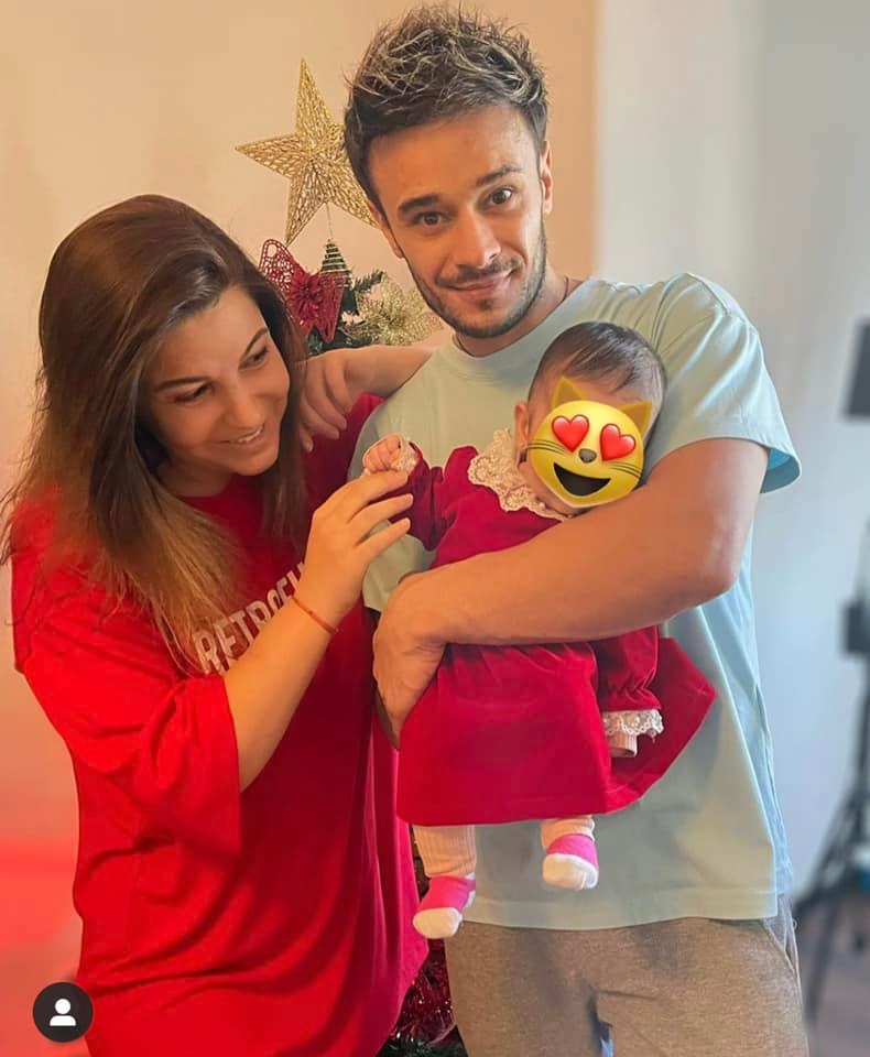 Imagini cu fetița lui Dima Trofim, actorul din „Iubire cu parfum de lavandă”. Unde au făcut vacanța vara aceasta