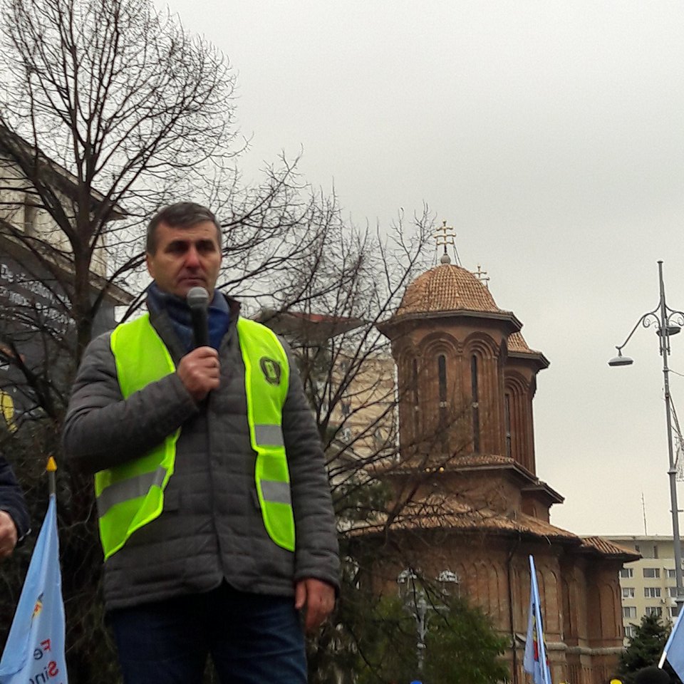 FOTO & VIDEO | Protest al sindicaliștilor din poliție și penitenciare. Reacția MAI