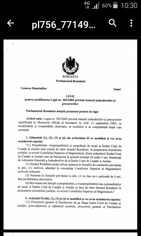 Proiect inițiat de deputatul PSD Cătălin Rădulescu: Preşedintele ÎCCJ şi procurorii şefi de parchete, numiţi de Senat