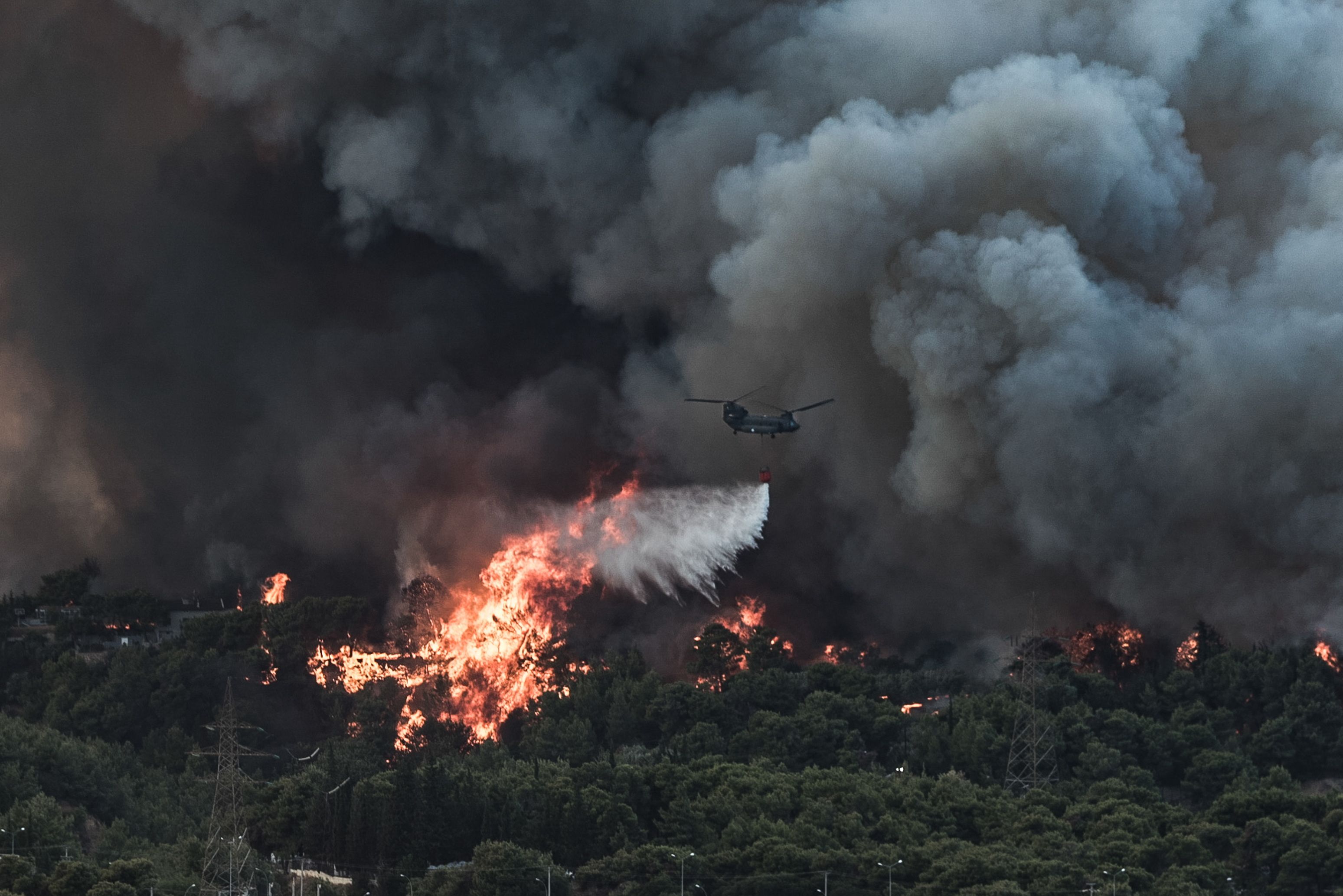 „Închideți geamurile și nu ieșiți din case”. Avertismentul primit de locuitorii din Atena, în urma incendiilor