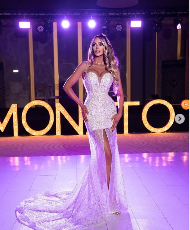 Imagini cu Bianca Drăgușanu în rochie de mireasă, în restaurantul lui Gabi Bădălău. Cum și-a explicat apariția