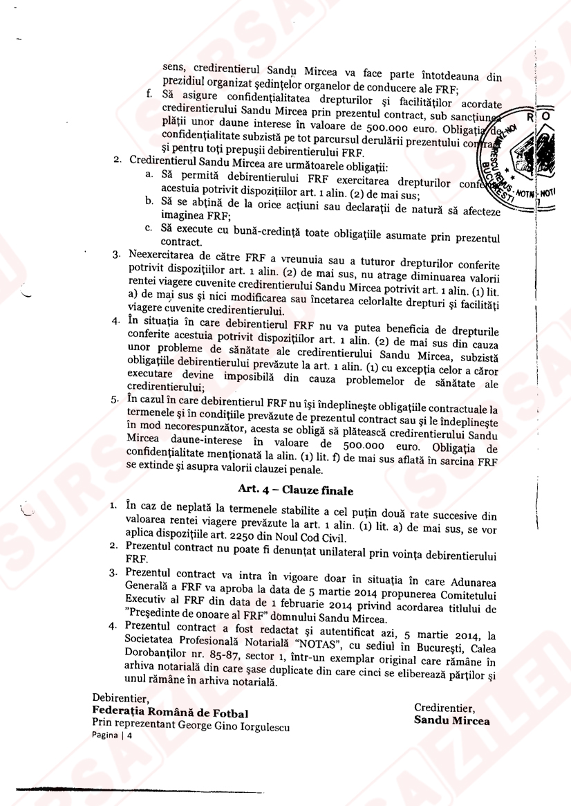 Actul confidenţial denunţat de Burleanu la DNA arată cum FRF putea fi căpuşată 