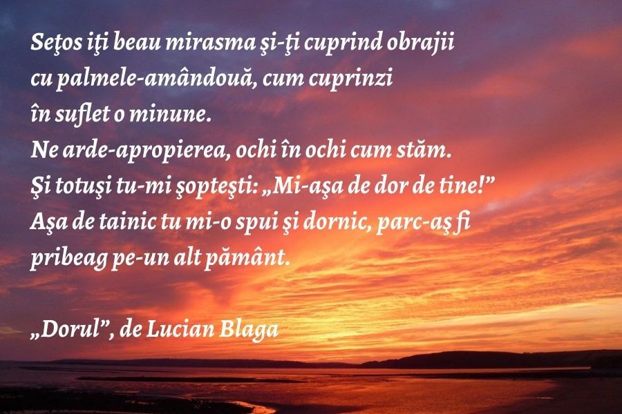 Lucian Blaga poezii - versuri emoționante scrise de celebrul poet filosof