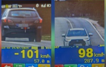 Zeci de șoferi luați ca din oală de radar, lângă Horezu. Câți au rămas fără permis în trei ore