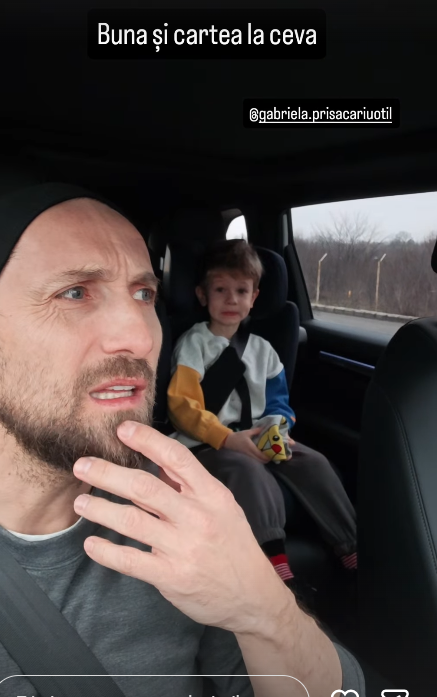 Dialog savuros între Dani Oțil și fiul lui, Tiago, în timp ce se aflau în mașină. Cum a numit-o băiatul pe mama lui. „Nu mai știu, tata!”
