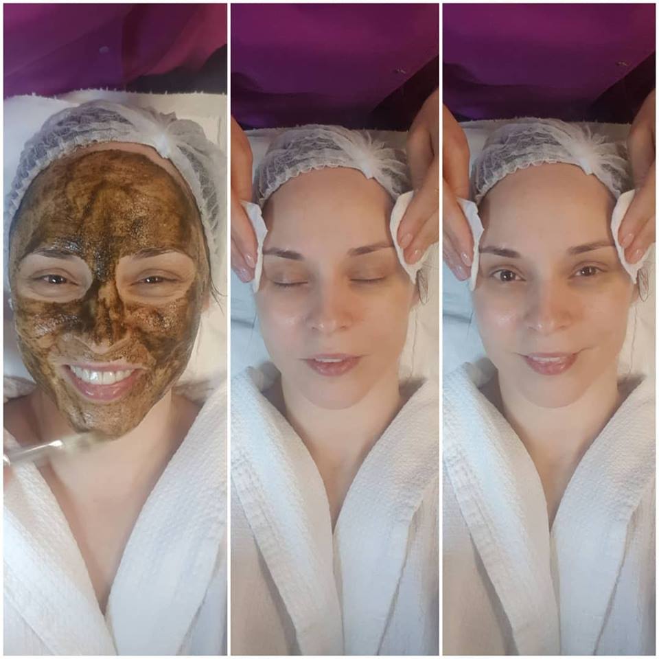 Cea mai sexy ipostază cu Andreea Marin. Și-a pus cel mai decoltat sutien la saună | FOTO