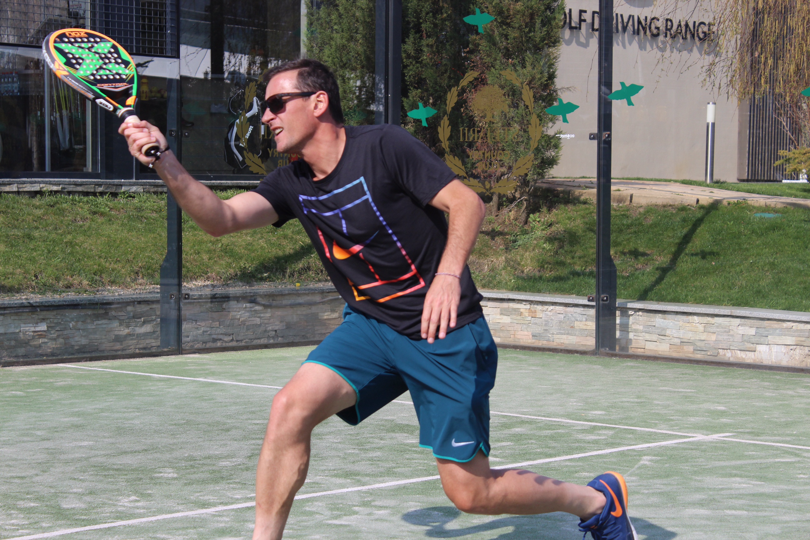 Marius Copil, Andrei Pavel şi Victor Crivoi au jucat padel la complexul lui Ion Țiriac | FOTO
