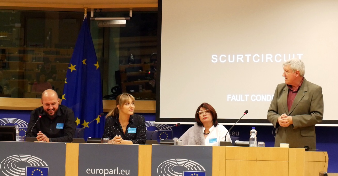 VIDEO/Magda Catone, declarații la Bruxelles despre filmul „Scurtcircuit”.”M-am identificat până la disperare cu acest caz”