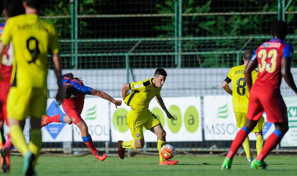Amical, Steaua - Dinamo Zagreb. Roș-albaștrii au făcut egal cu campioana Croației. Hamroun a nimerit bara / GALERIE FOTO