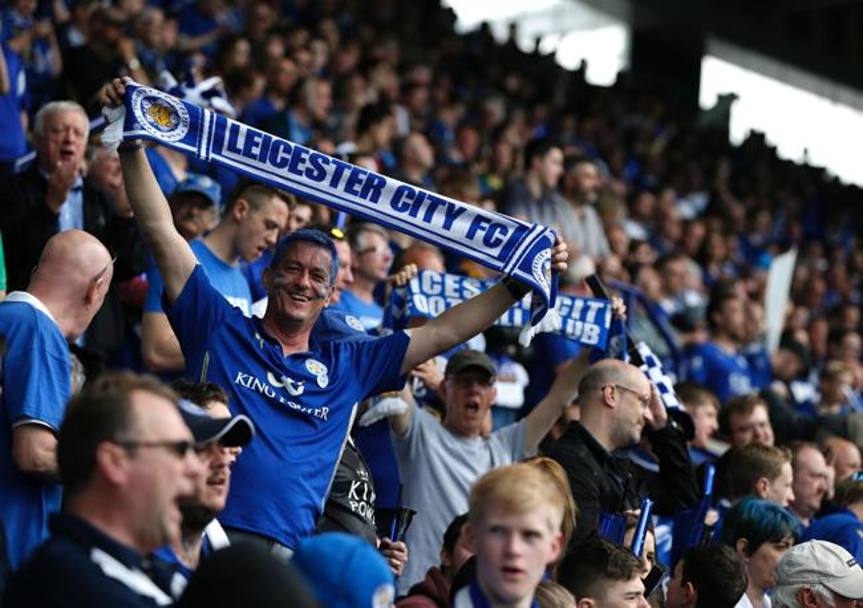 Ce party pe ”King Power Stadium”! Leicester a dat o petrecere pe cinste, la meciul cu Everton. Imagini de colecție / GALERIE FOTO & VIDEO
