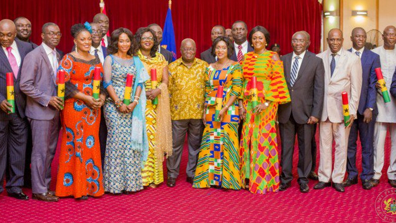 Nana Addo with appointees