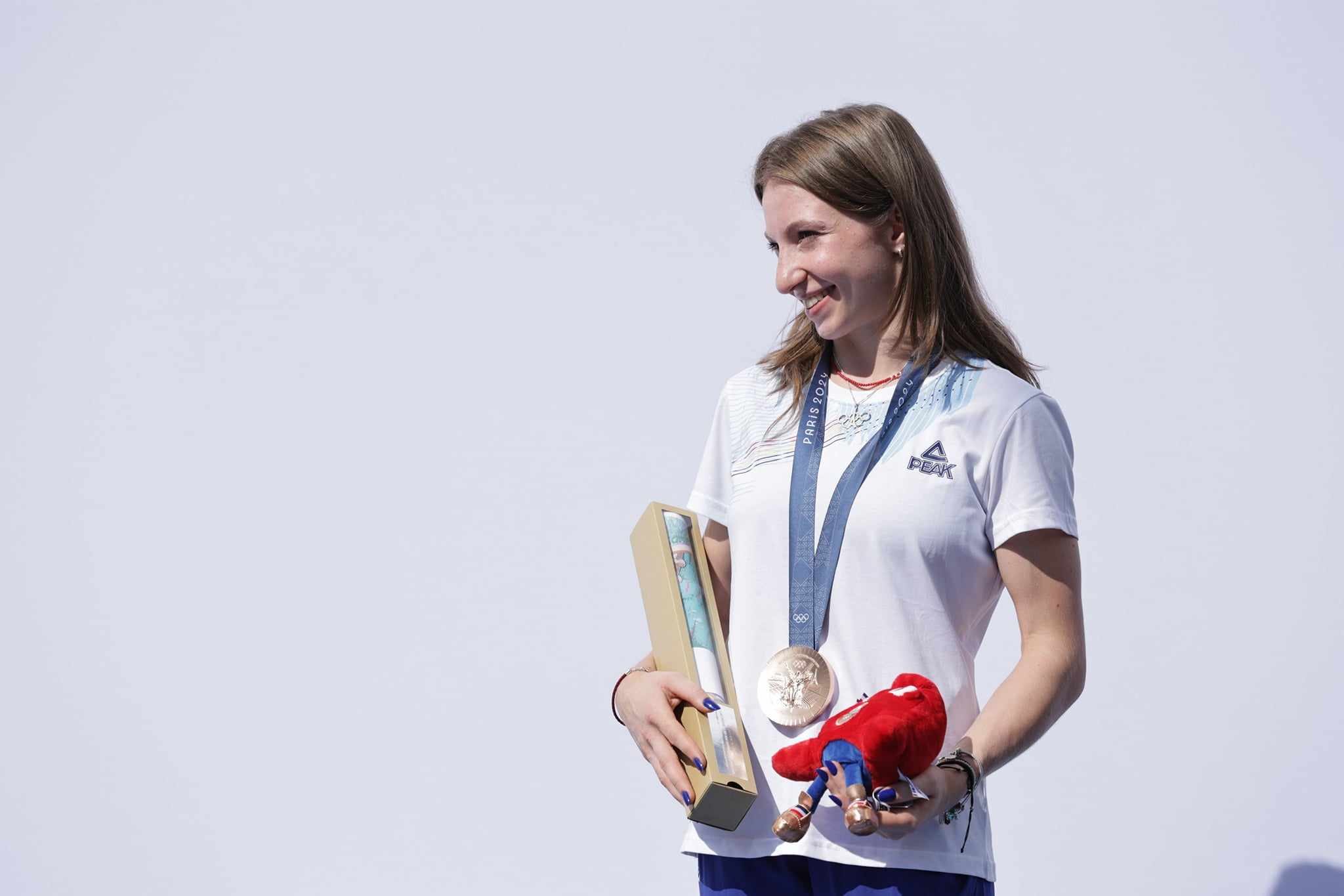 Ana Maria Bărbosu a primit medalia de bronz de la Jocurile Olimpice. Ceremonia a avut loc la Casa Olimpică din București
