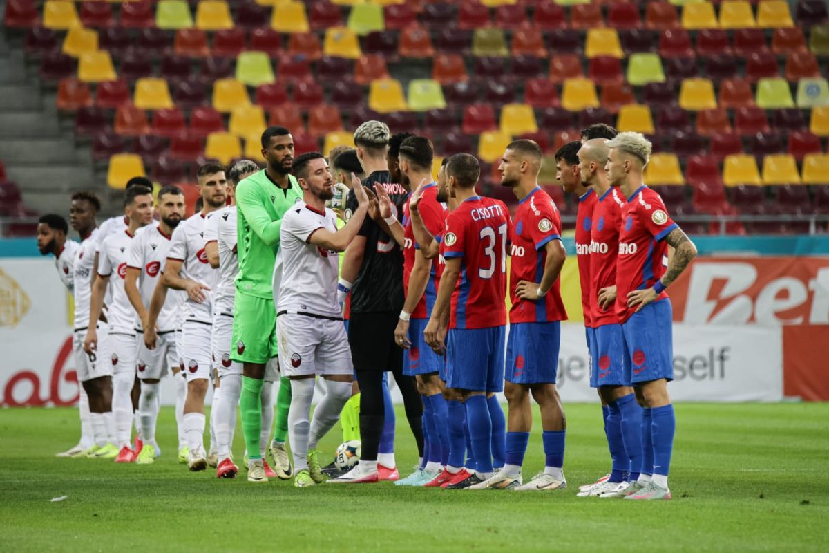 FCSB a fost bătută de Shkendija și la București și a fost eliminată din Liga Campionilor