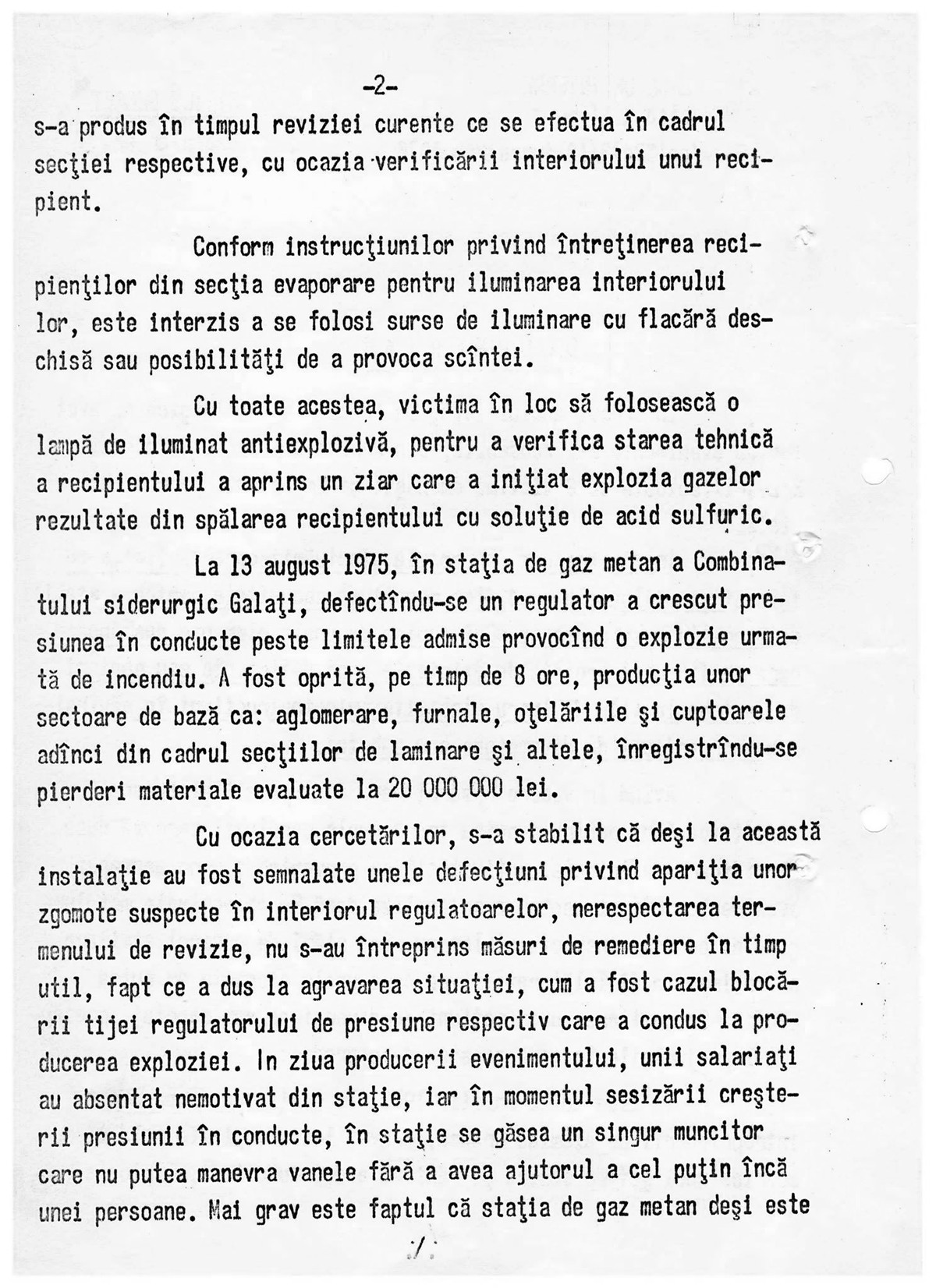 „Elemente dușmănoase”, sabotaj sau neglijență criminală. Cum trata Securitatea accidentele de muncă mortale din România lui Ceaușescu