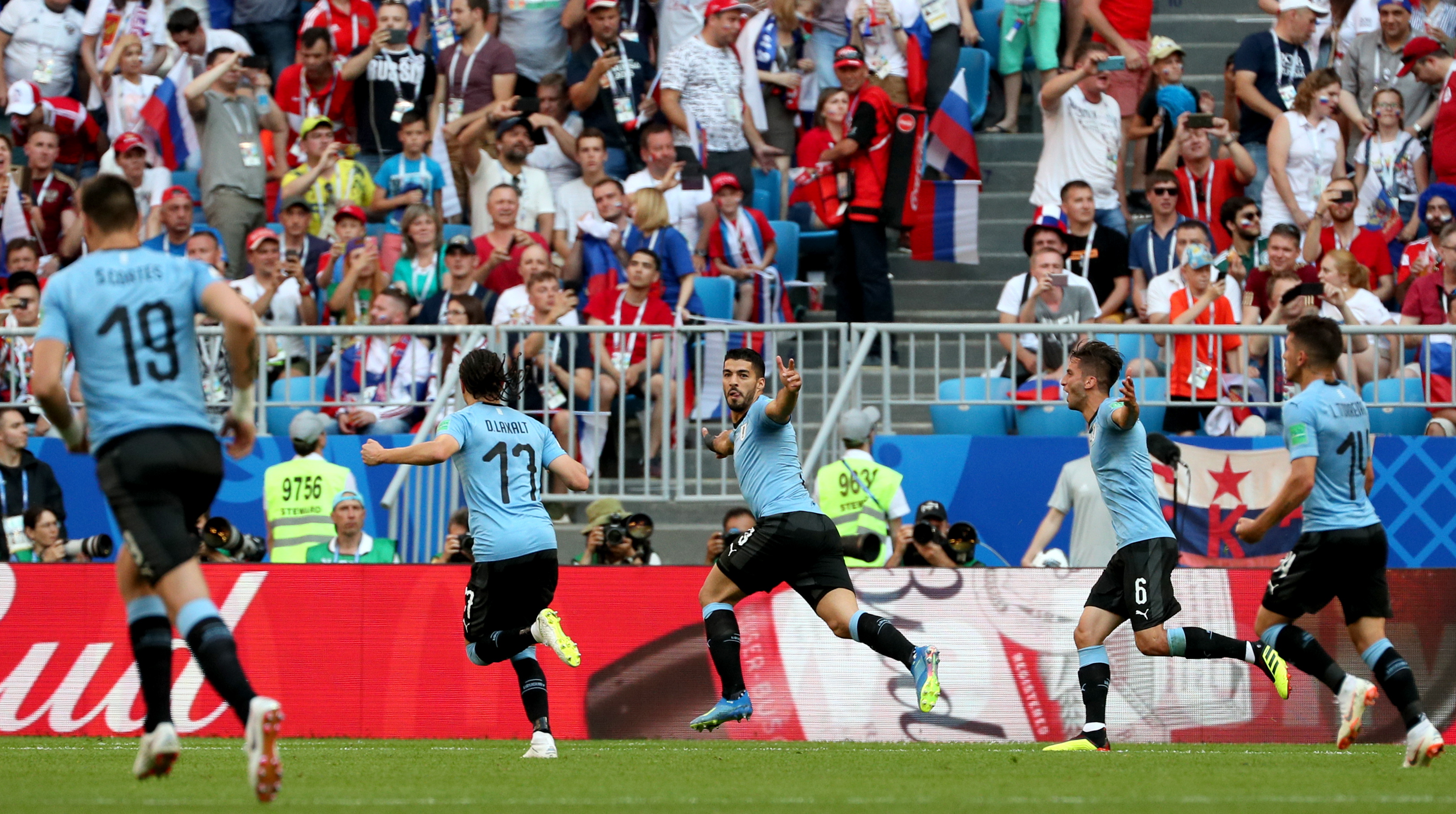 Rusia - Uruguay 0-3, în grupa A de la Campionatul Mondial de fotbal Rusia 2018. Sud-americanii, pe val | FOTO&VIDEO