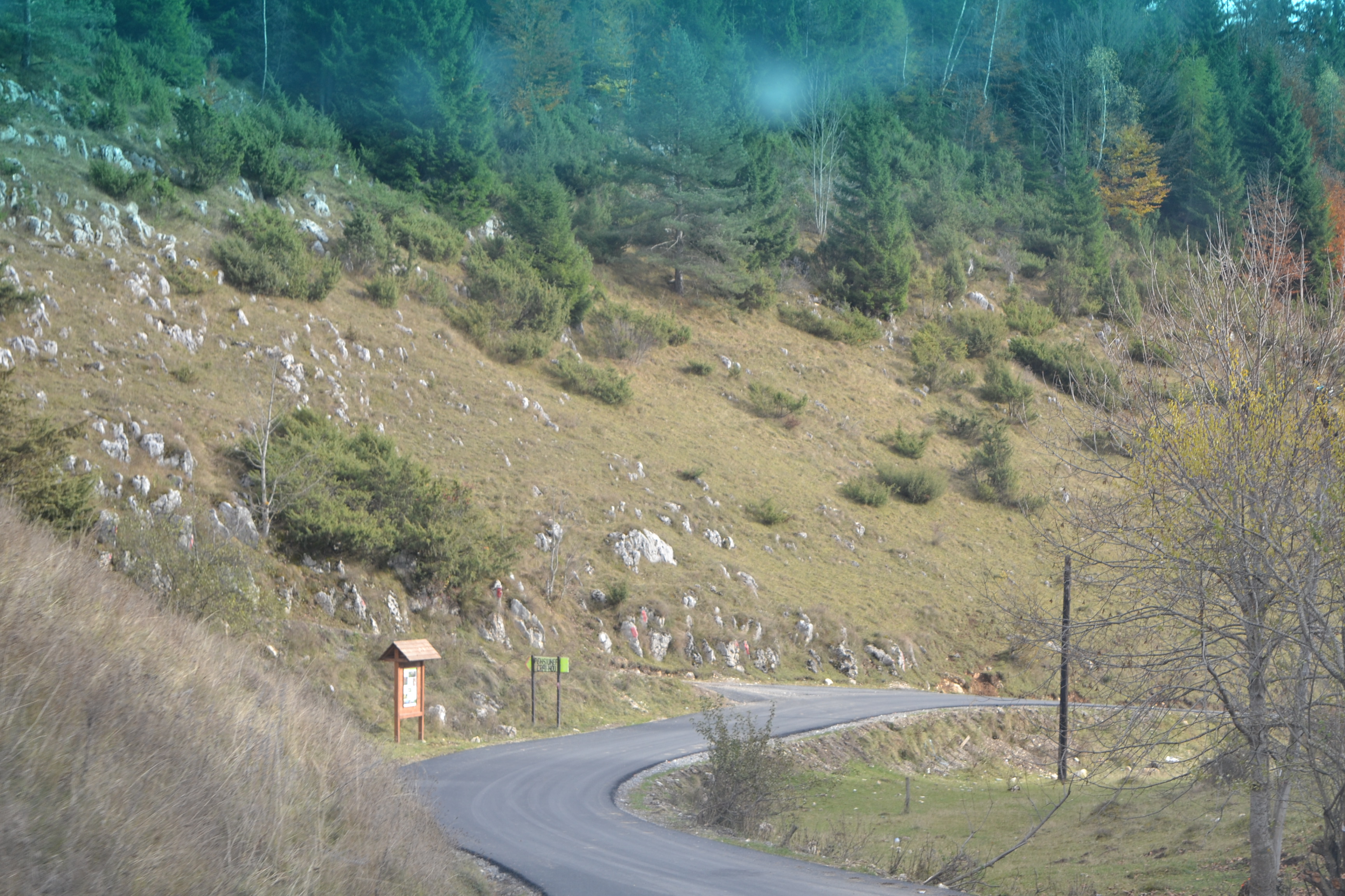 Asfalt către primul sat turistic din România