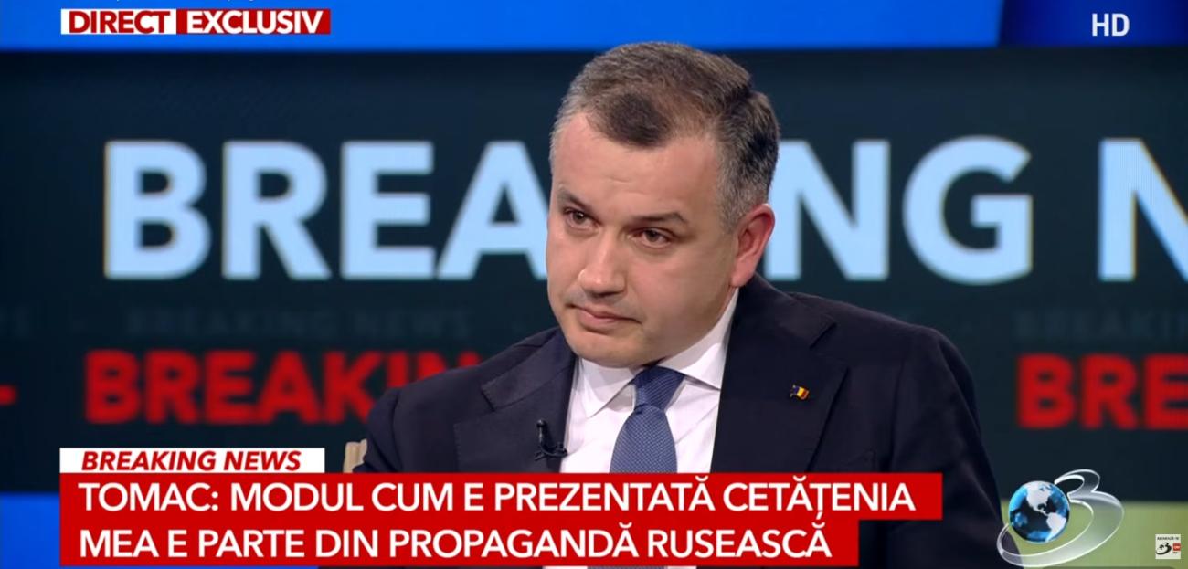 Eugen Tomac, cu lacrimi în ochi la primul interviu după ce a fost desemnat premier. De ce a renunțat la cetățenia ucraineană