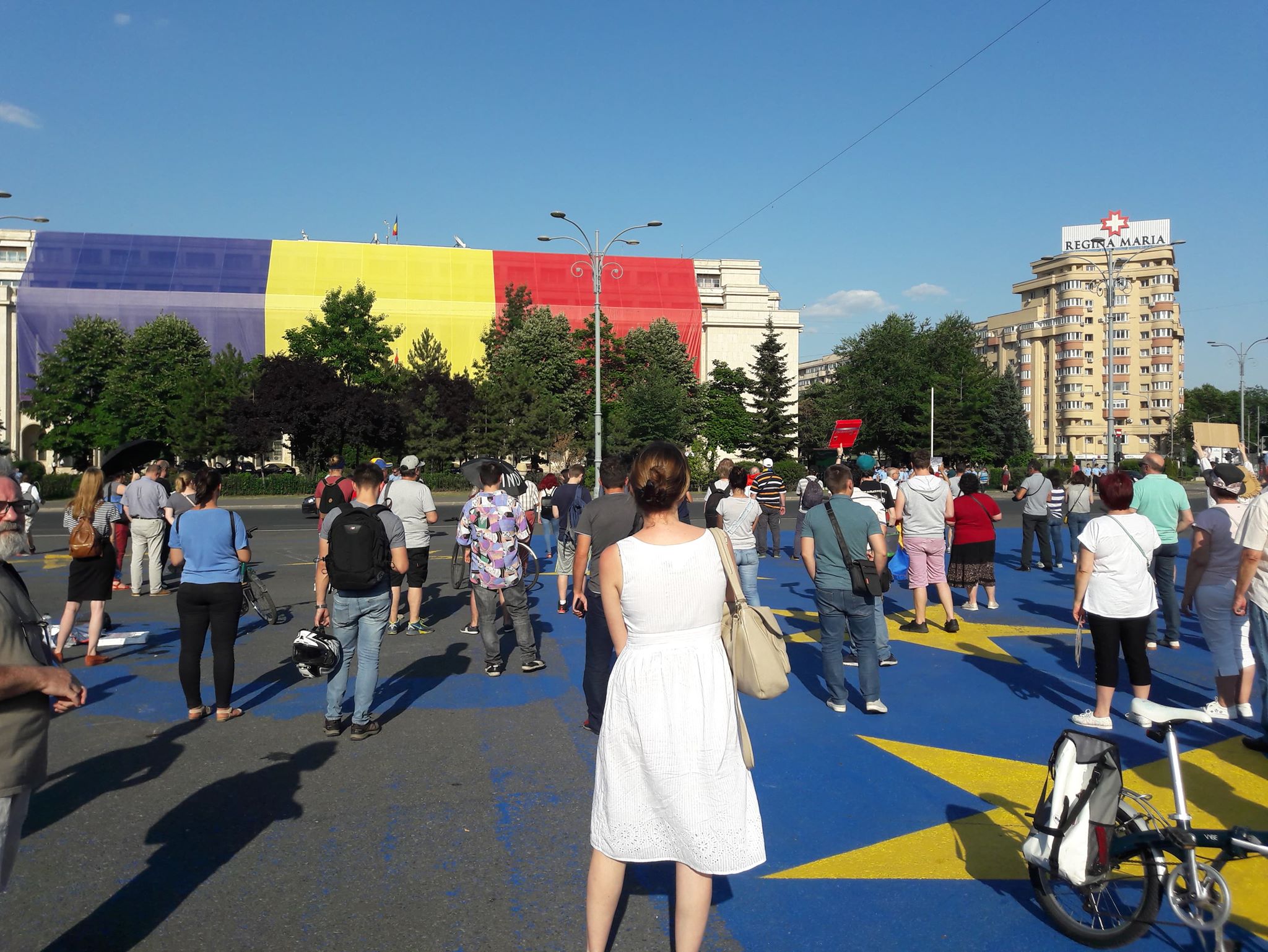 UPDATE. Protest în Piața Victoriei față de adoptarea CPP. Oameni amendați și îmbrânceli cu jandarmii (Foto&Video)