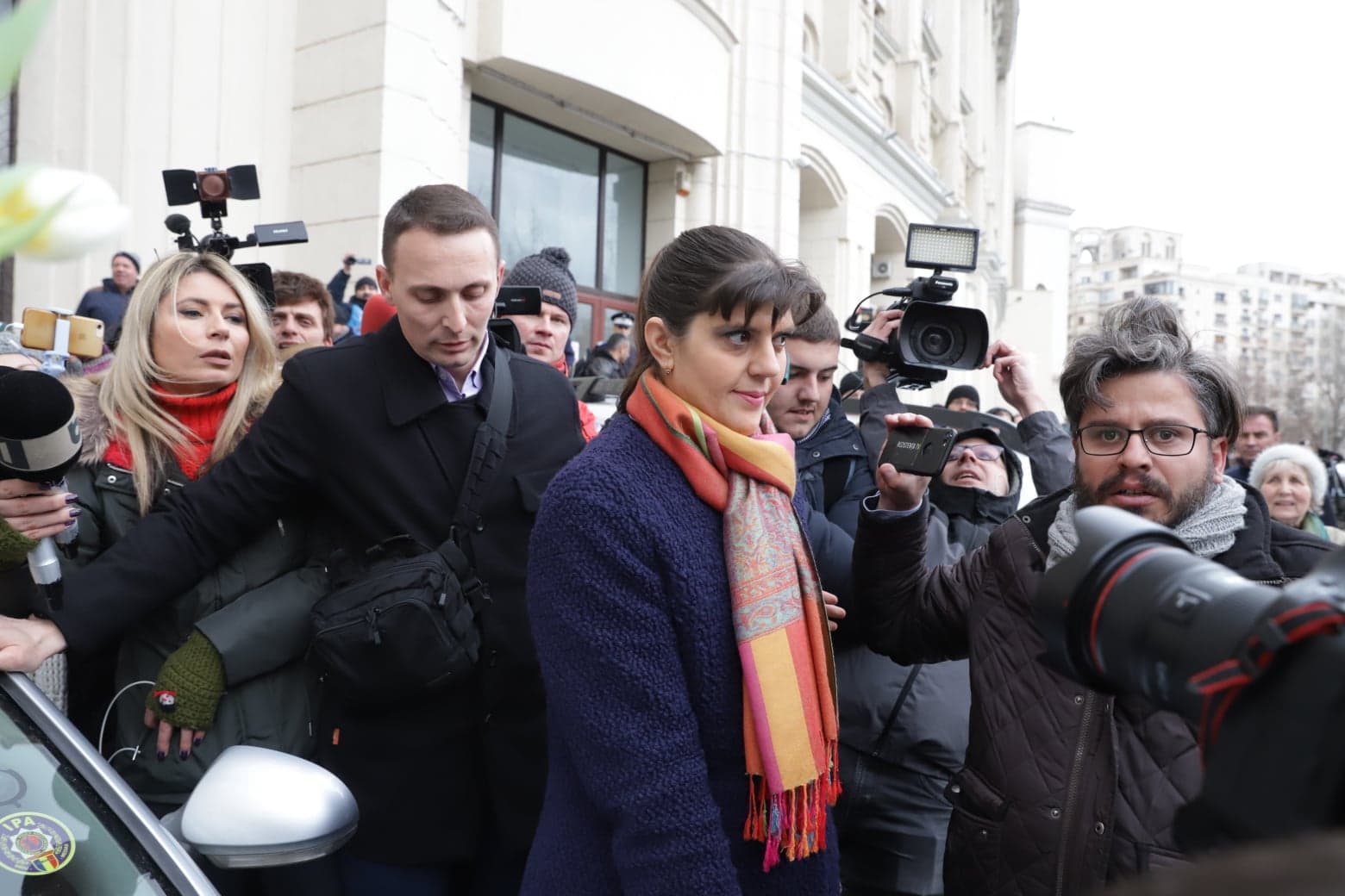 UPDATE. Laura Codruța Kovesi, la ieșirea de la Parchetul General: "De doi ani de zile sunt hărțuită"