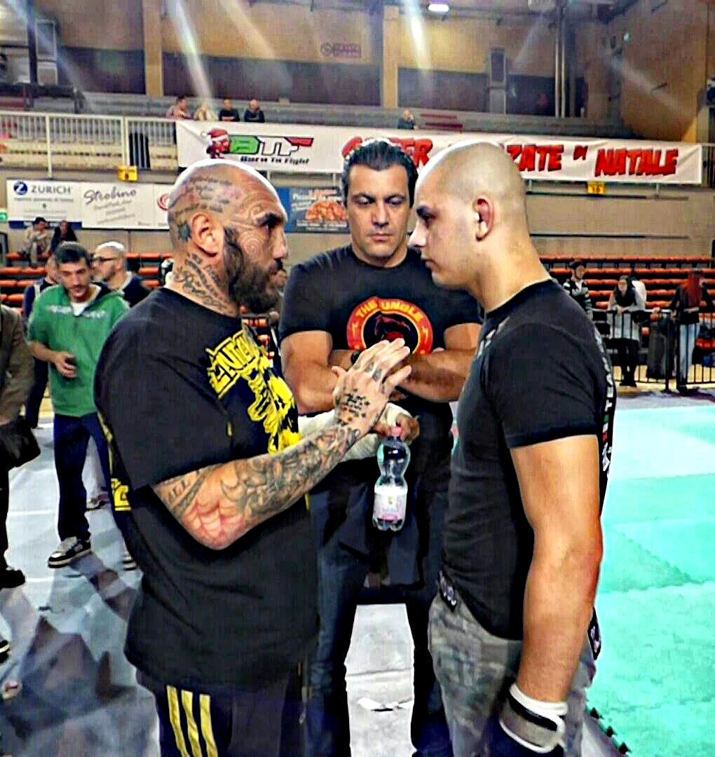 Alex Celotto, cel mai tatuat luptător din MMA-ul italian, exemplu pentru Iurie Lapicus