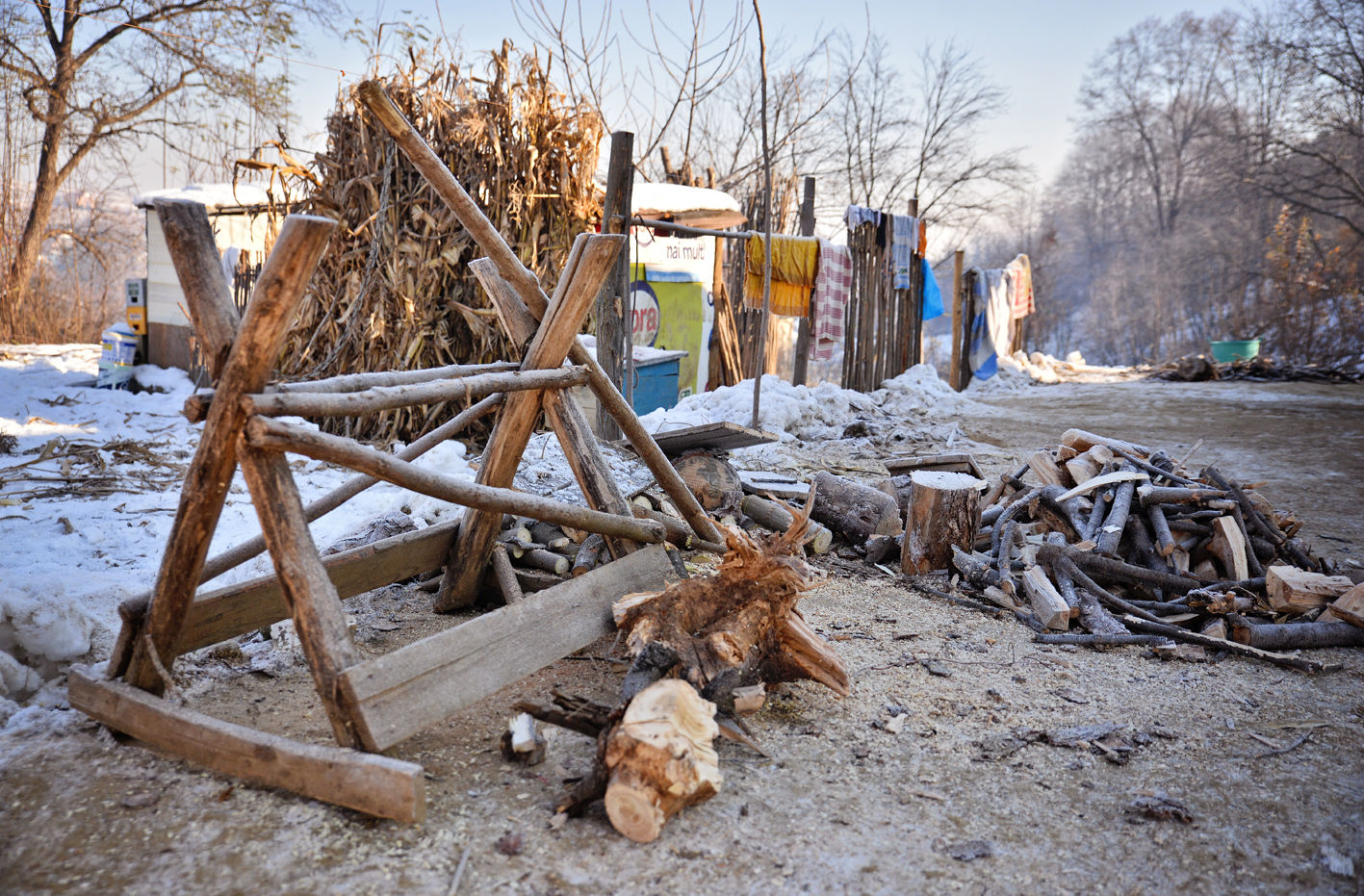 8 oameni și două pisici care locuiesc în 50 mp și-au petrecut sărbătorile în întuneric. Familia pentru care firele de curent electric sunt la doi pași, dar totuși prea departe