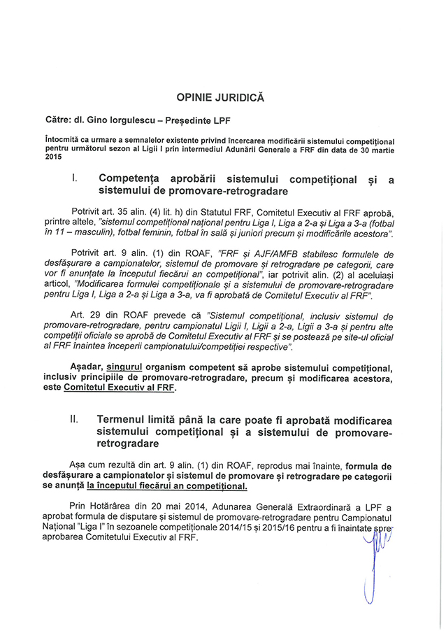 LPF amenință Adunarea Generală a FRF: ”Se vor formula plângeri penale!”