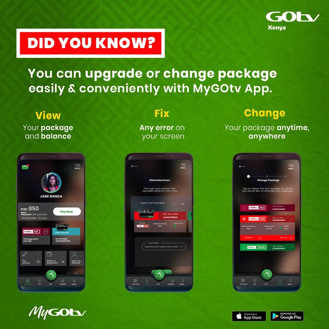 A photo-guide on how to change your GOtv bouquet