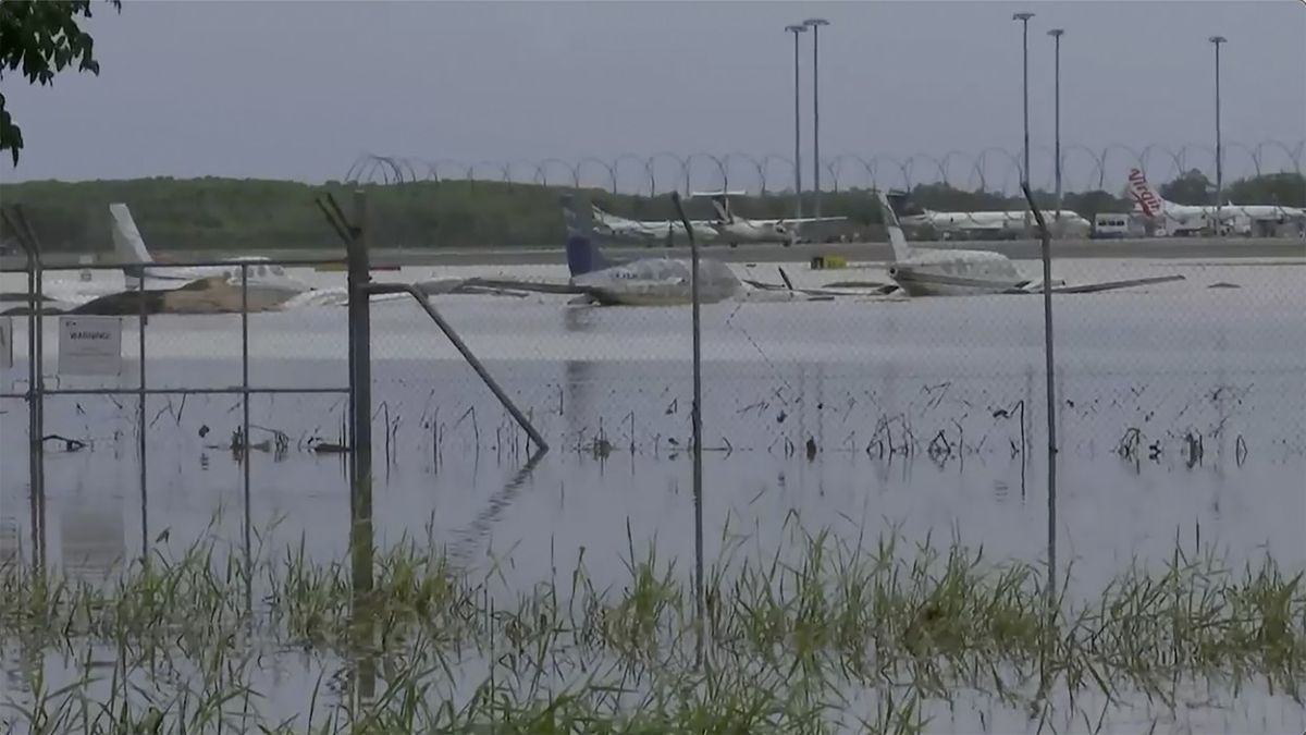 Inundații masive în nord-estul Australiei: avioane sub ape, oameni izolați, crocodili ajunși în centrul orașului