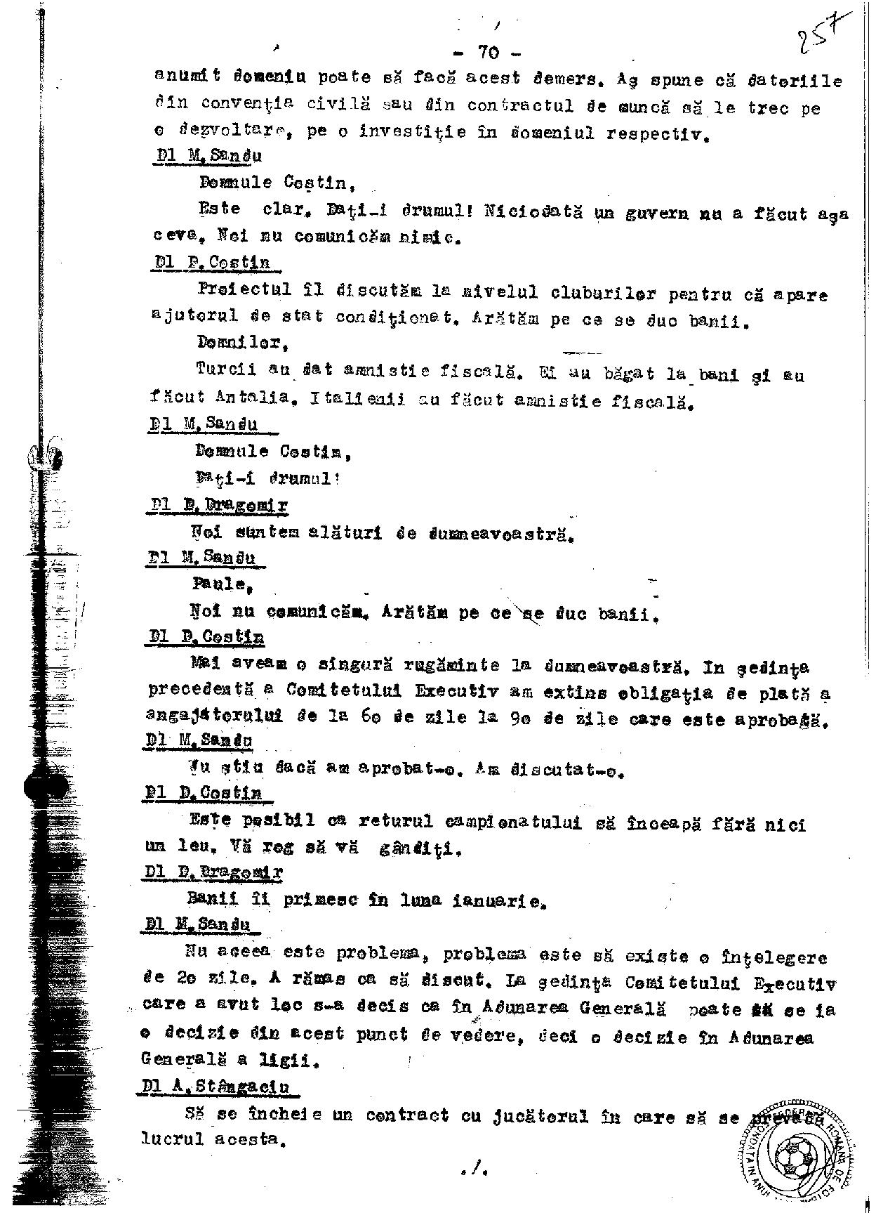 Stenogramă-bombă! Mircea Sandu l-a acuzat într-un CEx din 2011 pe un fost șef al arbitrilor că joacă la pariuri. Reacția celui vizat / EXCLUSIV