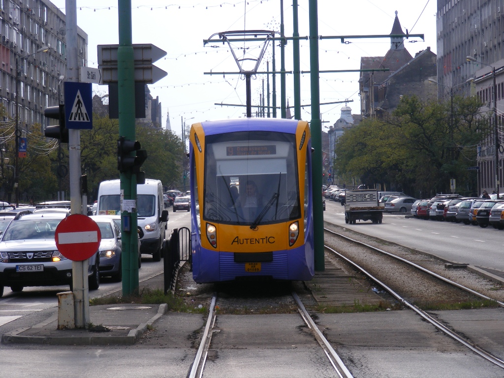 Cel mai nou tramvai de la Astra Vagoane Călători, “Autentic”, în probe la Timișoara