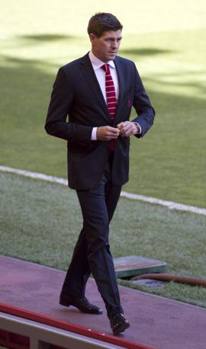 Momente emoționante la retragerea lui Steven Gerrard! / GALERIE FOTO