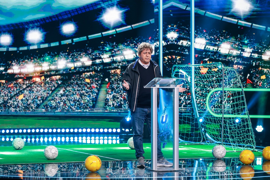 Gică Hagi, Mircea Lucescu, Emeric Jenei şi Radu Pietreanu, momente savuroase la „iUmor”
