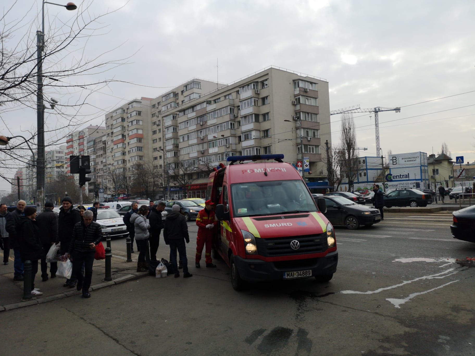 Accident pe trecerea de pietoni în zona Ștefan cel Mare din Capitală | FOTO