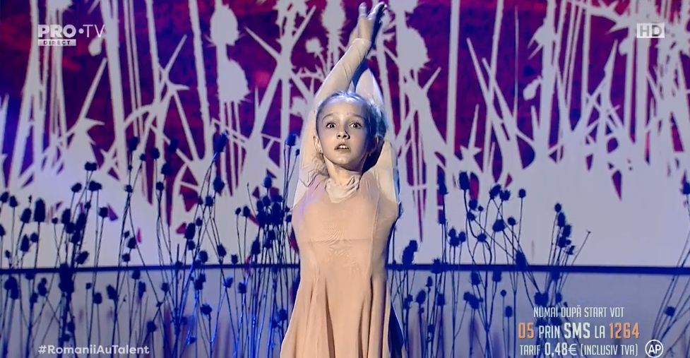 Ce spectacol a făcut Ema Stoian, micuța dansatoare care a primit Golden Buzz de la Andra la „Românii au talent”! Reacția cântăreței după prestația preferatei ei | FOTO