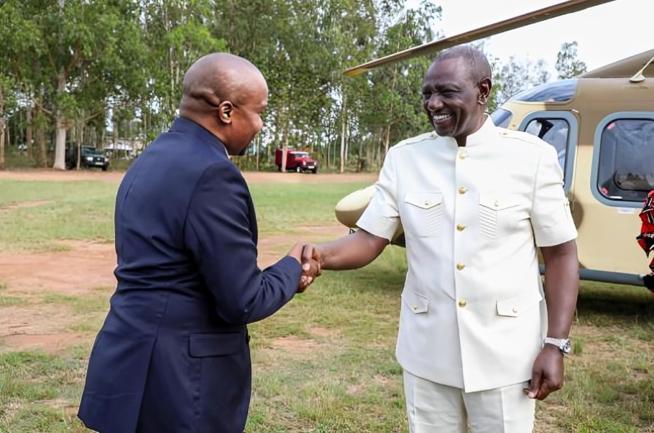 Kithure Kindiki receives Ruto in Kwale for 60th Mashujaa Day celebrations