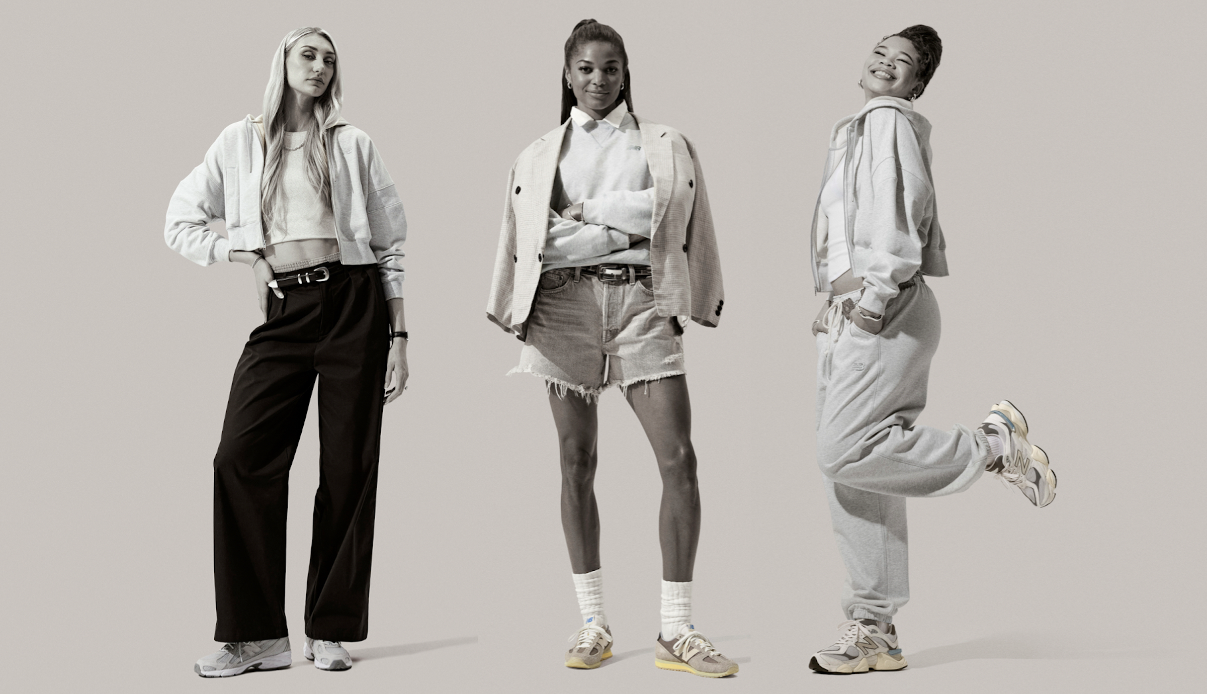 A New Balance Grey Days 2025 kollekcióban klasszikus és kortárs stílusok egyaránt feltűnő darabjai találhatóak, a szürke minden elképzelhető árnyalatában