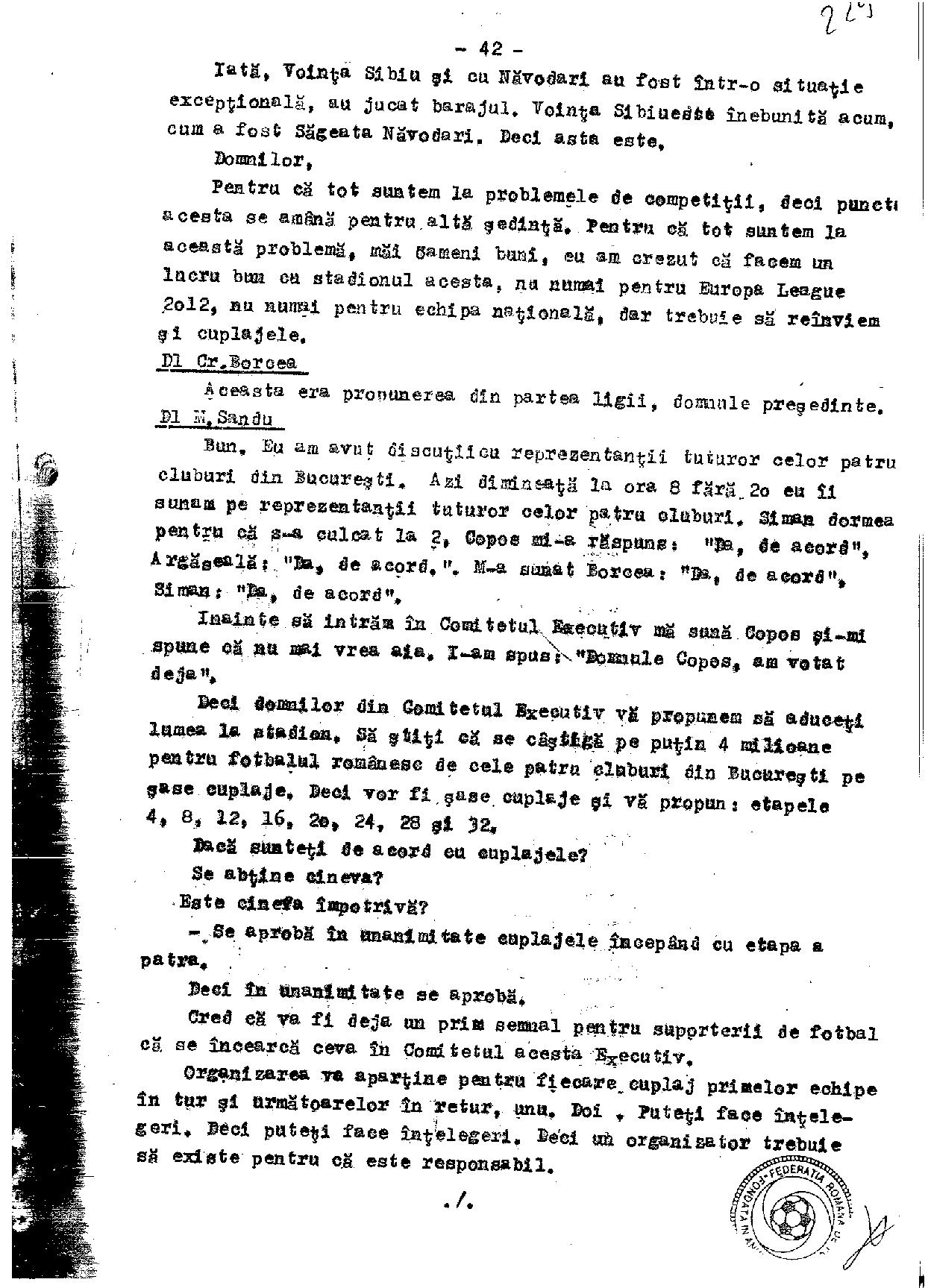 Stenogramă-bombă! Mircea Sandu l-a acuzat într-un CEx din 2011 pe un fost șef al arbitrilor că joacă la pariuri. Reacția celui vizat / EXCLUSIV