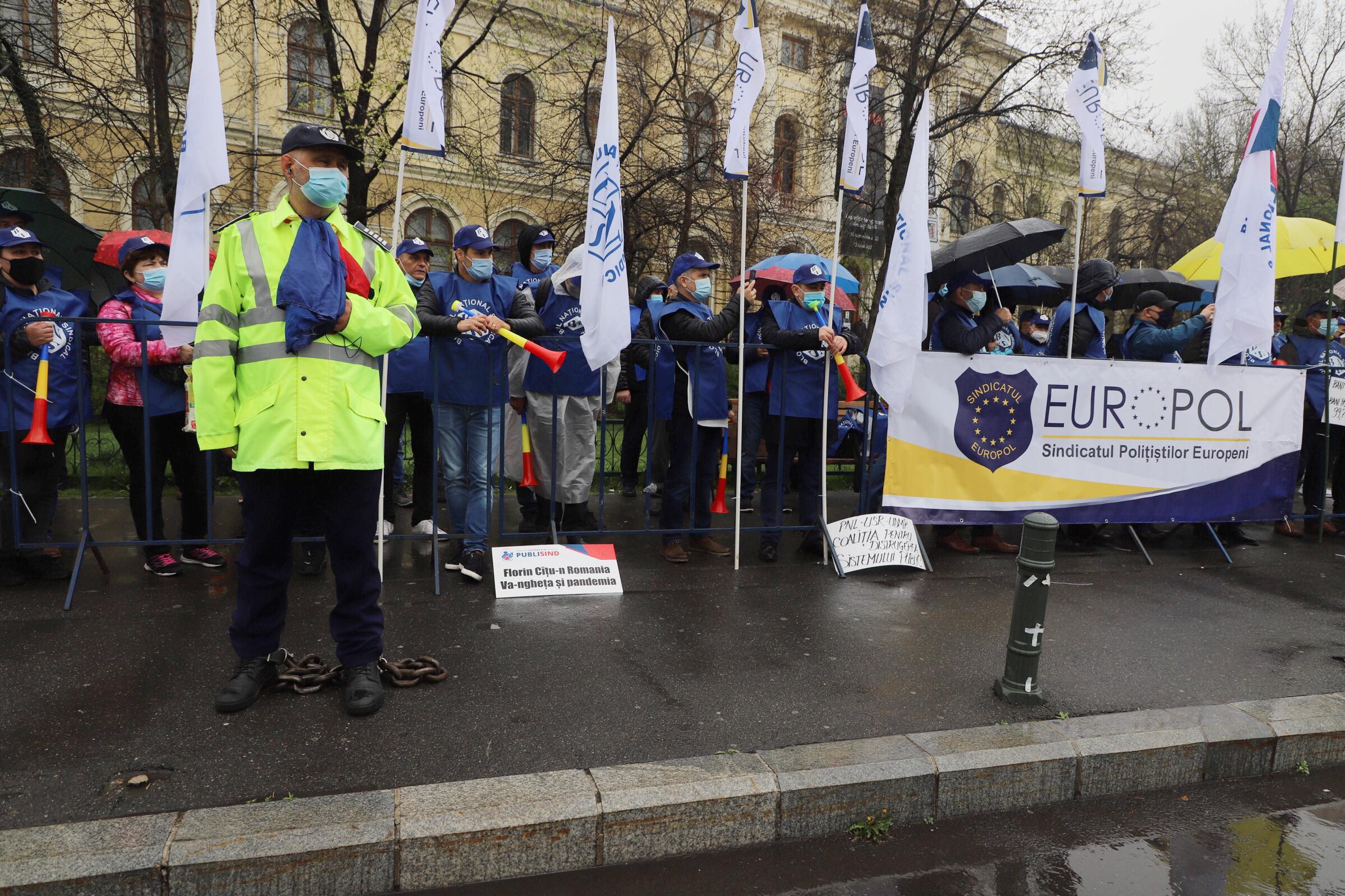 Noi proteste sindicale în fața Guvernului. Care sunt revendicările