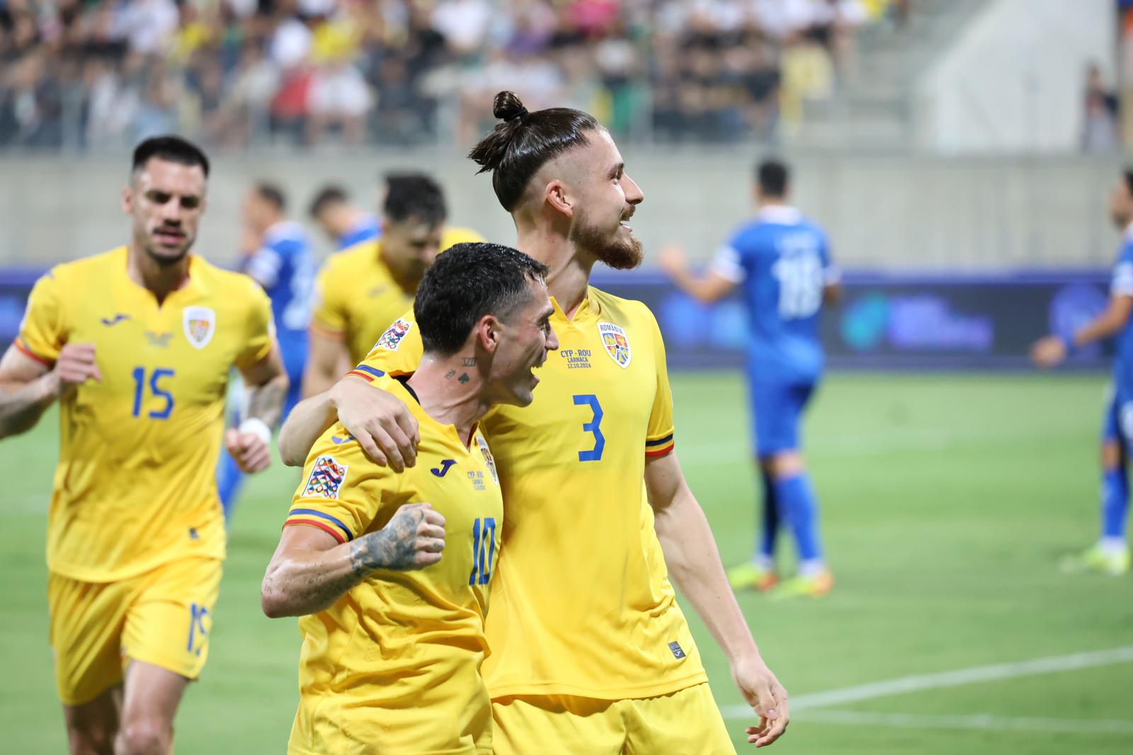 România a câștigat în Cipru cu 3-0 și este lider în Liga Națiunilor cu punctaj maxim