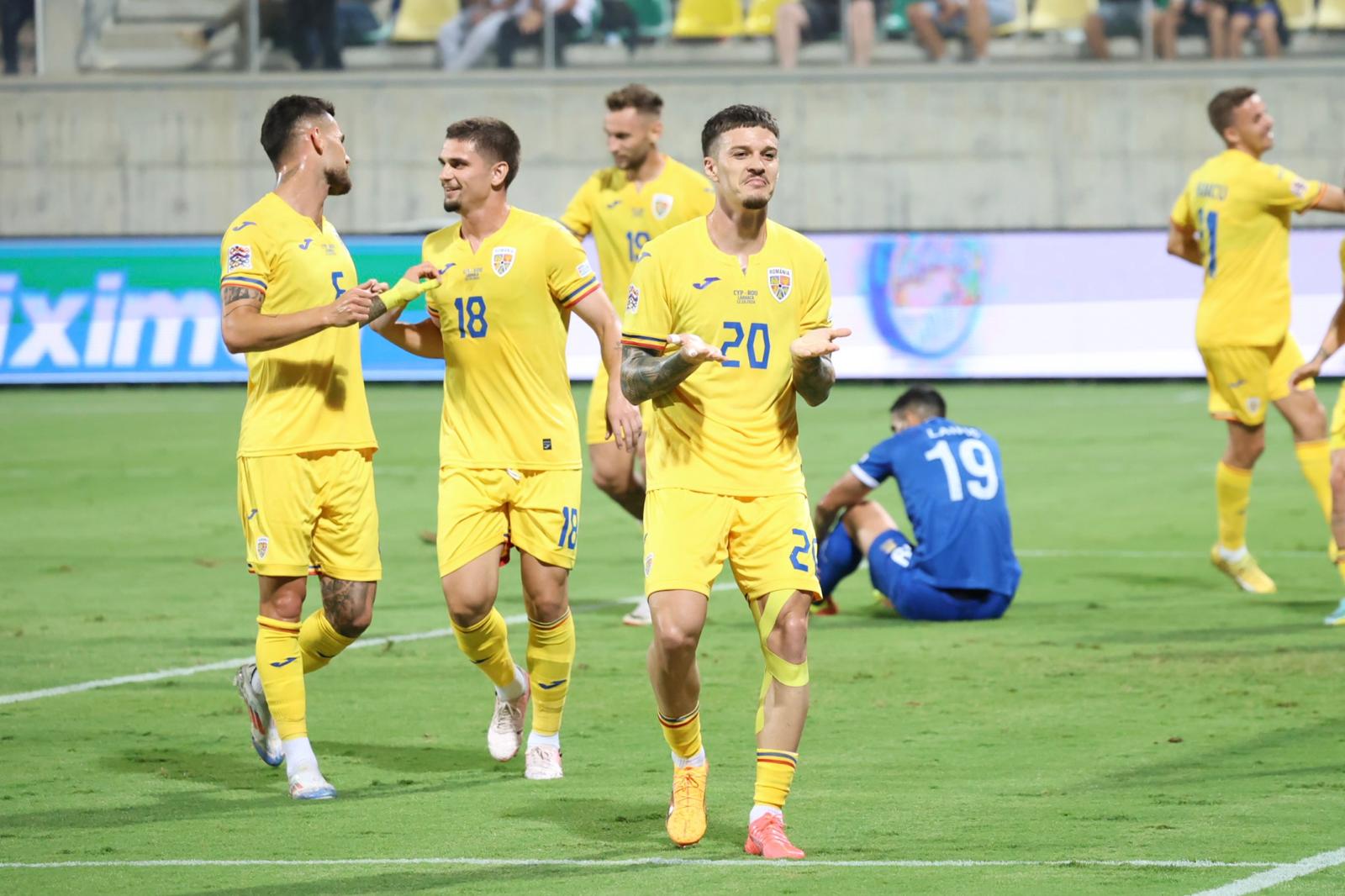 România a câștigat în Cipru cu 3-0 și este lider în Liga Națiunilor cu punctaj maxim