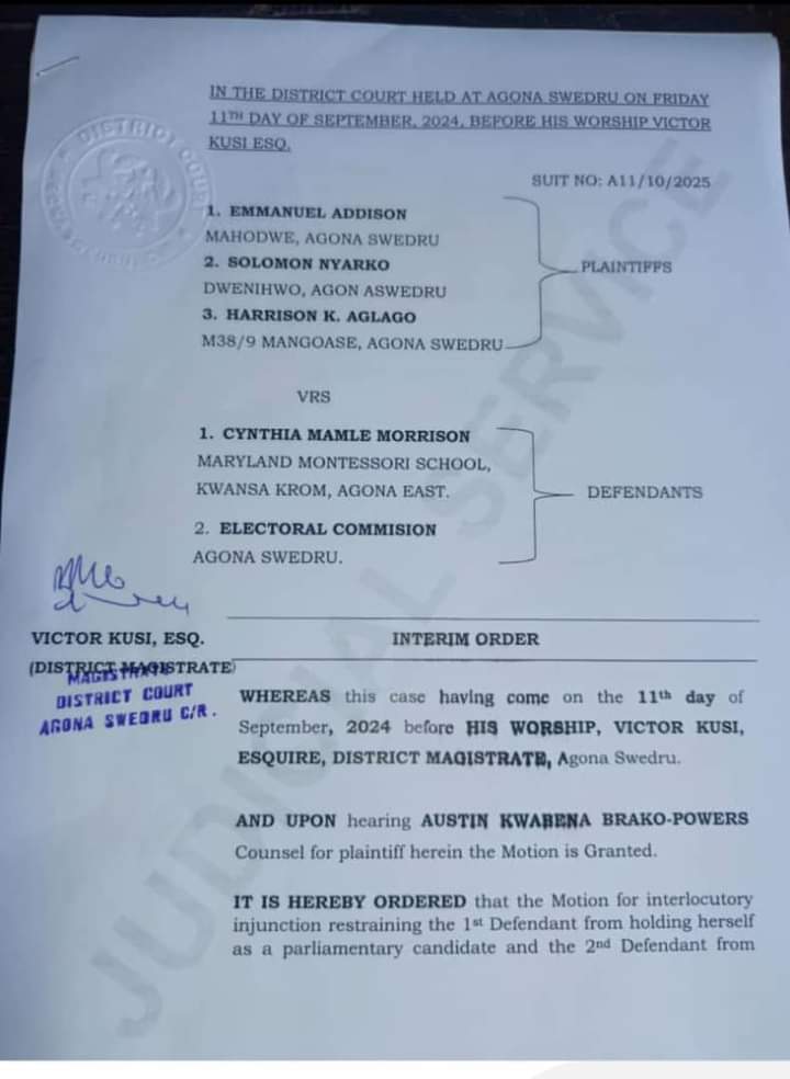 \'This does not look good for our democracy\' - Manasseh Azure on Cynthia Morrison’s injunction